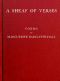 [Gutenberg 49321] • A Sheaf of Verses: Poems